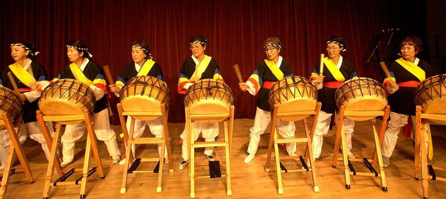Korean drum group, Laguna Woods Village